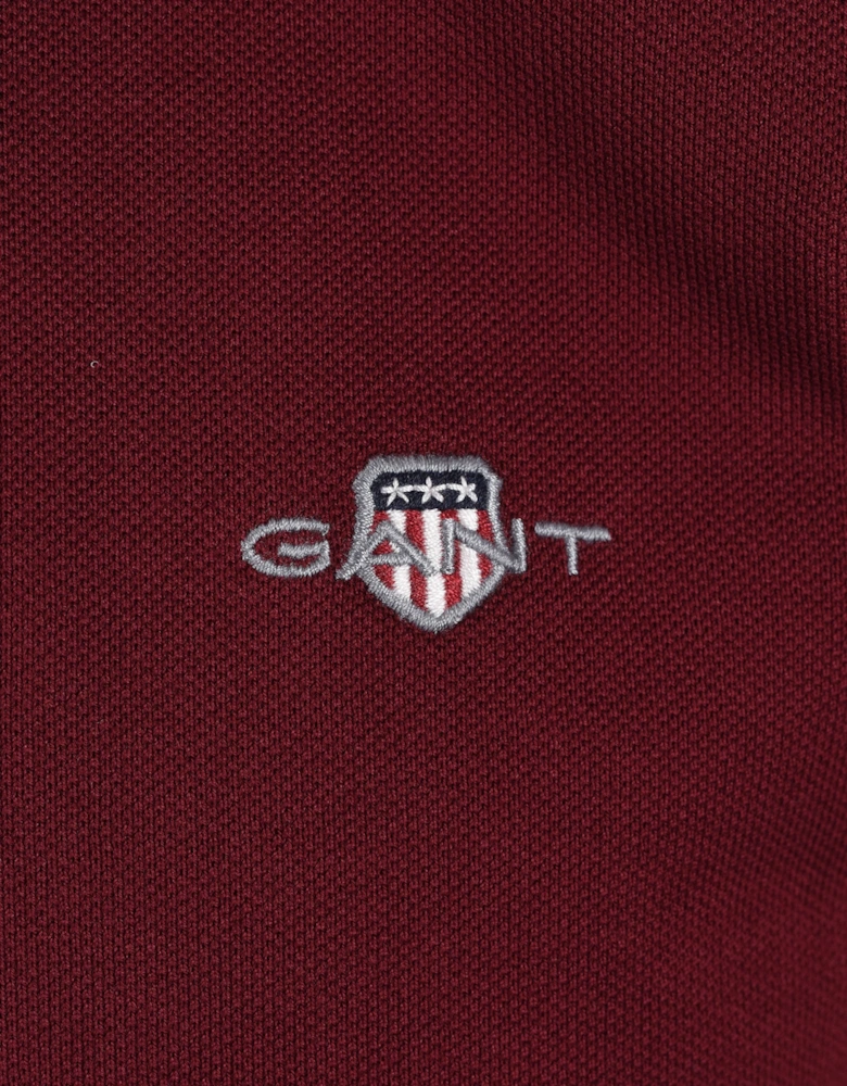 GANT CLASSIC REG POLO DEEP GRAPE WINE