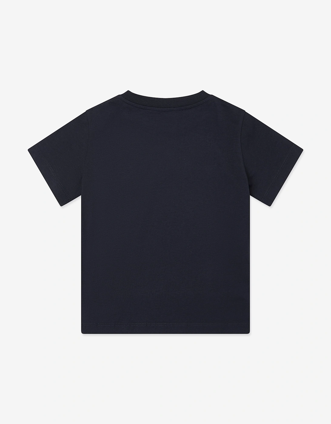 Moncler Enfant Boys Logo T-Shirt in Navy