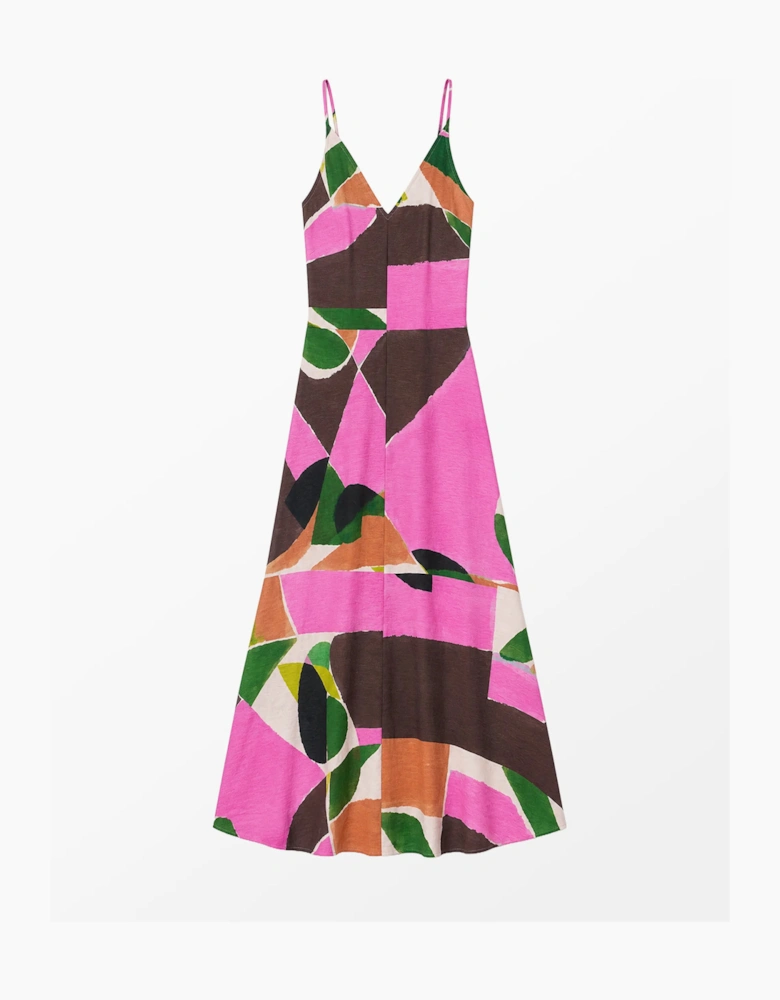 Abstract Geo Print Dress
