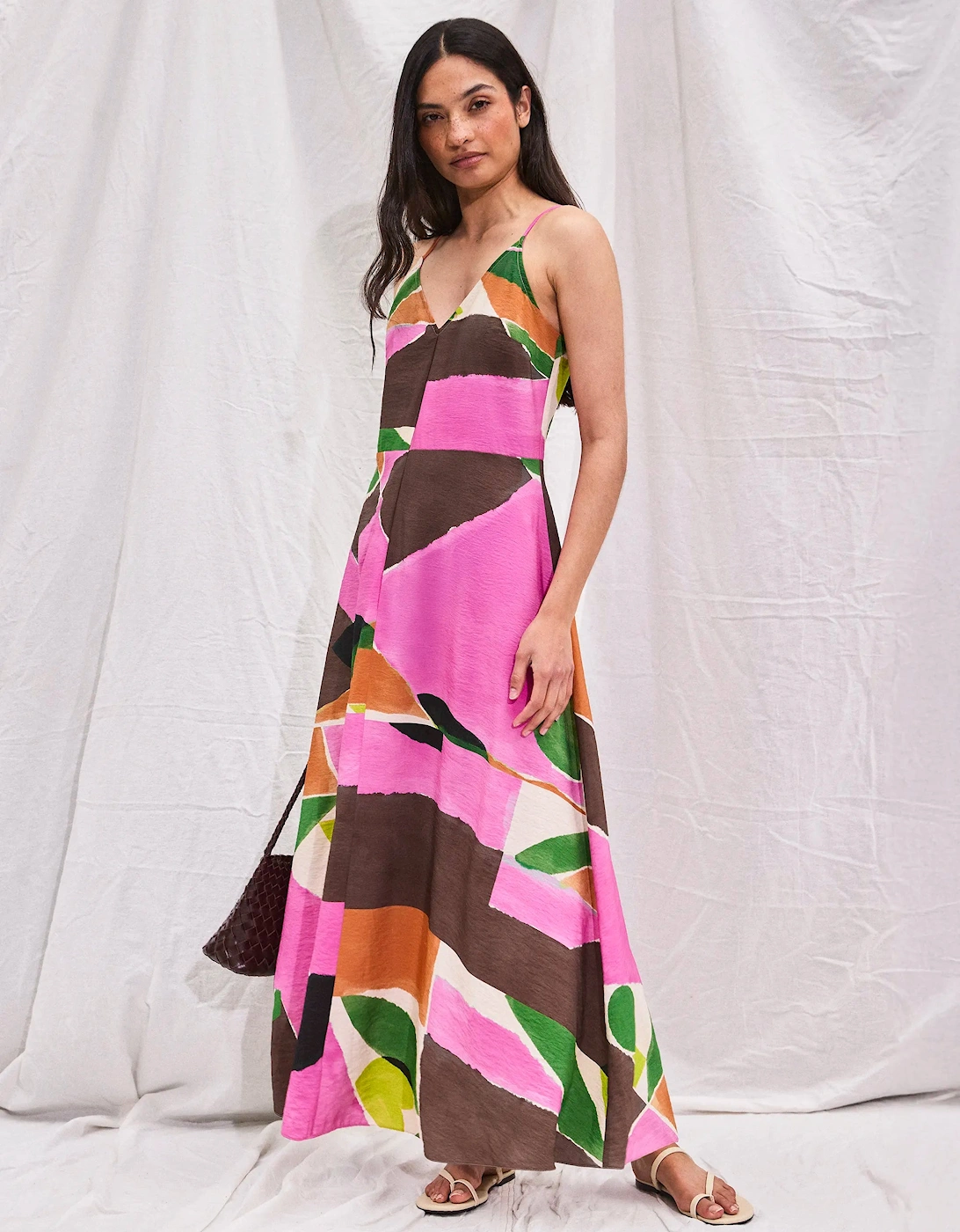 Abstract Geo Print Dress