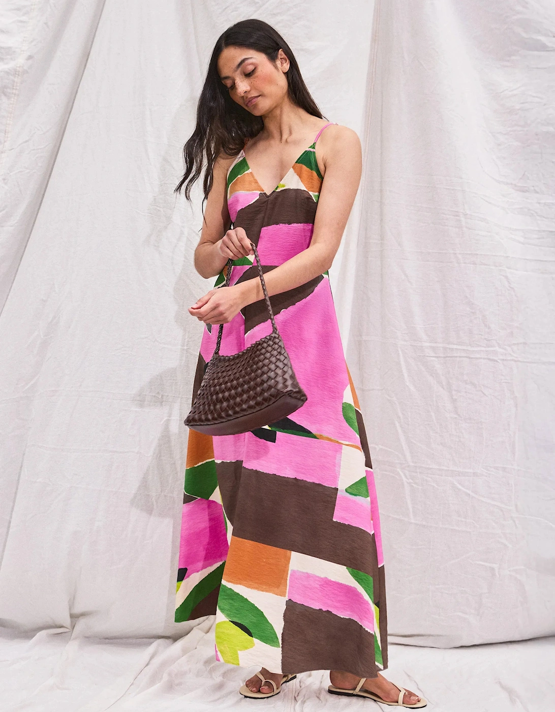Abstract Geo Print Dress