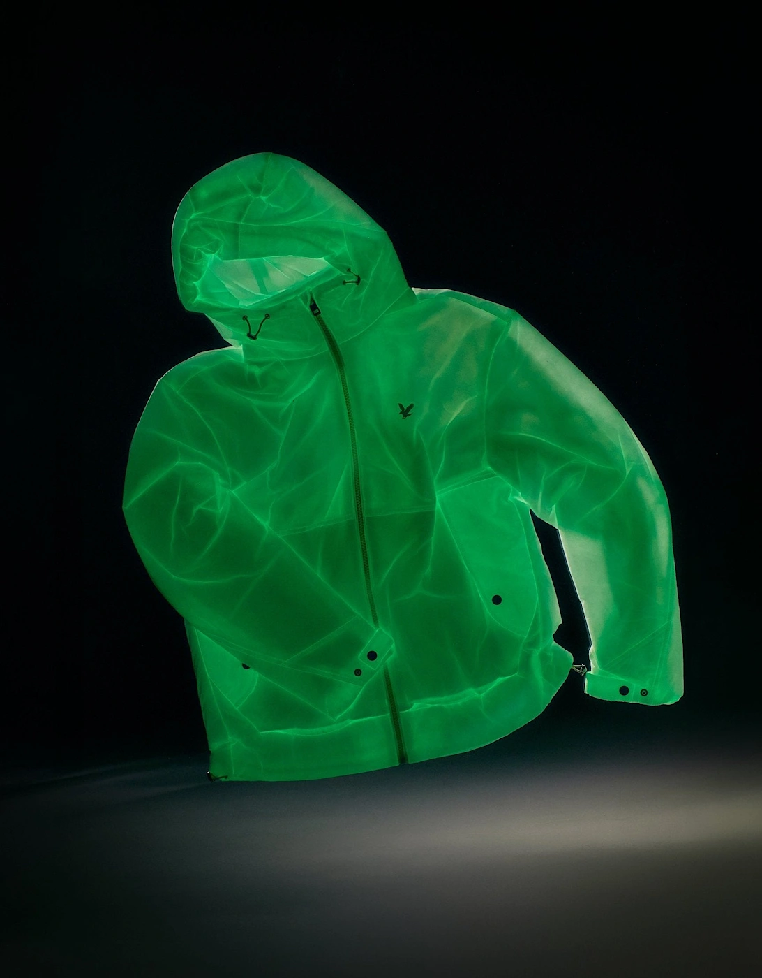 Glow Reactive Wadded Shell Jacket