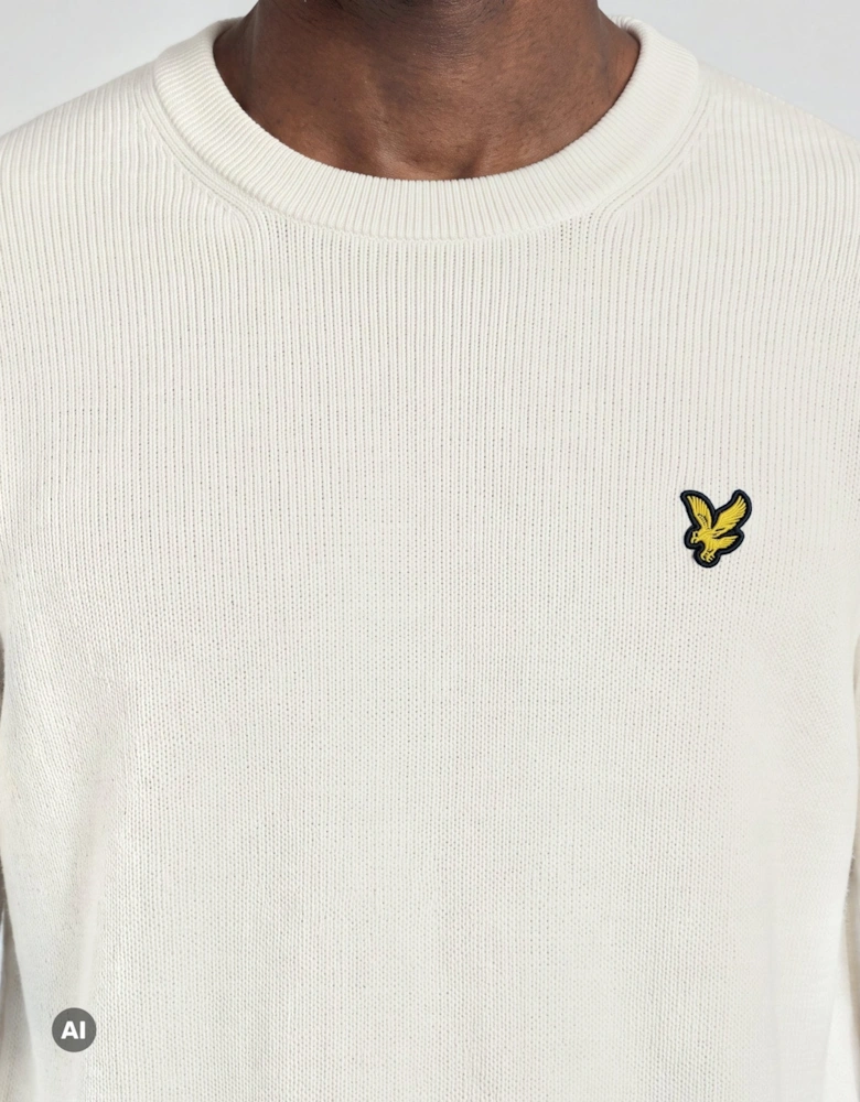 UV Reactive Relaxed Crew Neck Jumper