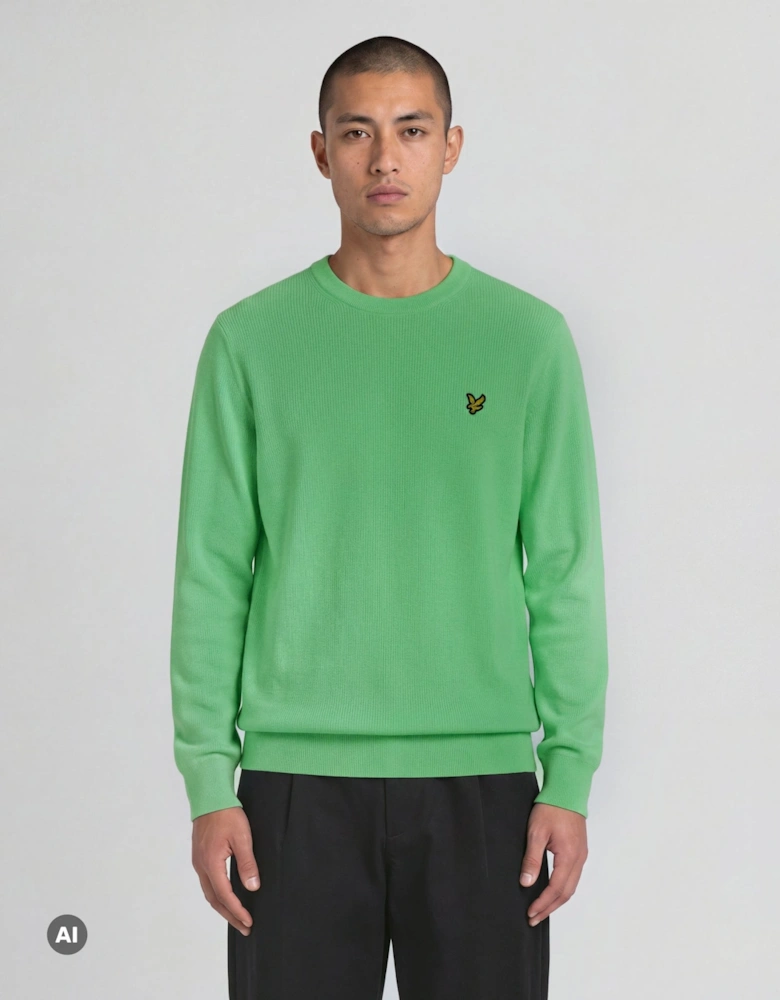 Glow Reactive Relaxed Crew Neck Jumper