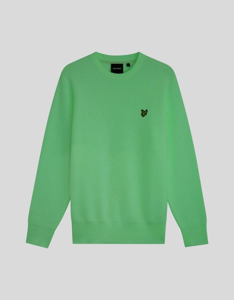 Glow Reactive Relaxed Crew Neck Jumper