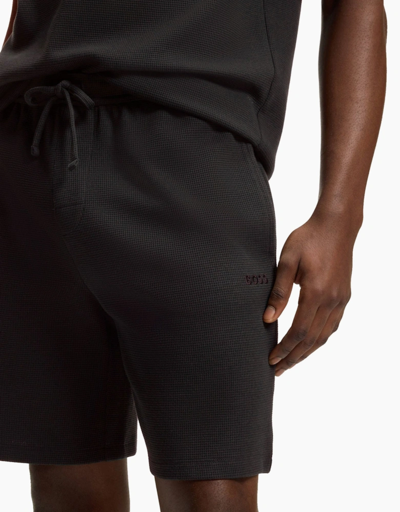 Boss Black BOSS WAFFLE SHORTS DARK BROWN