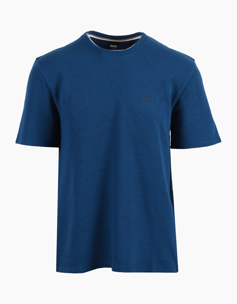 Boss Black BOSS WAFFLE T-SHIRT TURQUOISE AQUA