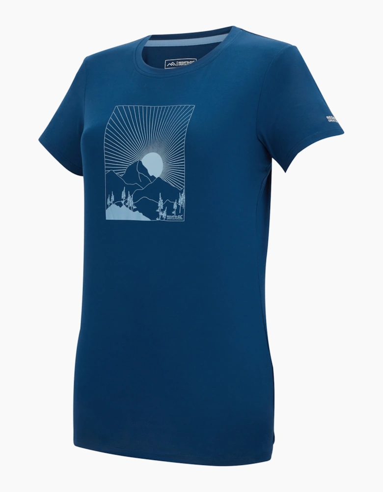 Regatta Womens/Ladies Fingal Moon Mountain Stretch T-Shirt