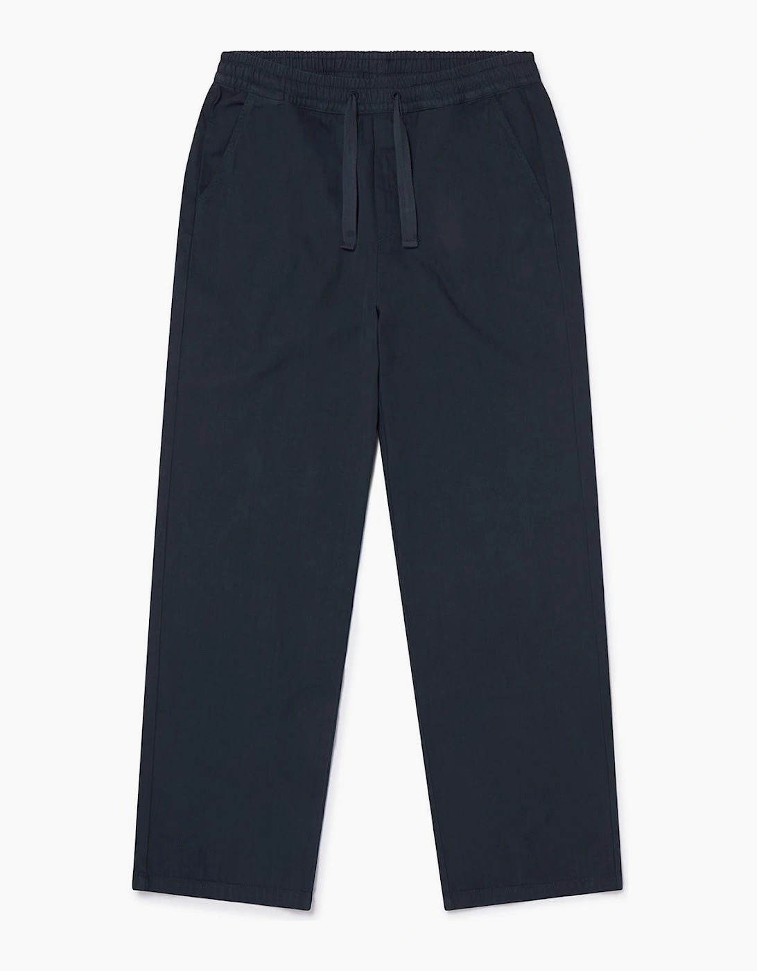 H Bone Solid Patterned Straight Joggers