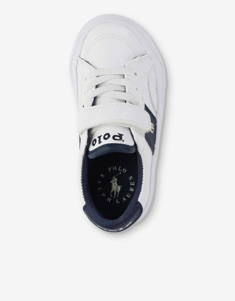 Ralph Lauren Kids Ryley PS Trainers in White