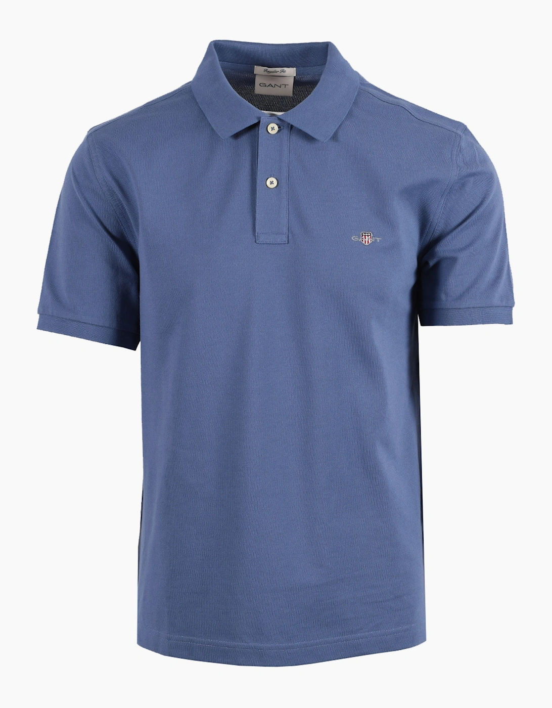 Gant Men's Blue Classic Reg Polo Horizon - Size 46