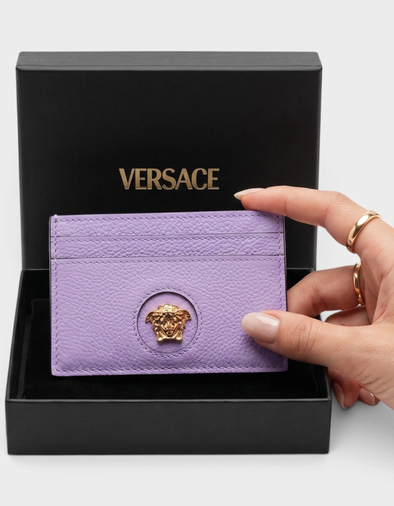 Medusa Card Case Lilac Gold