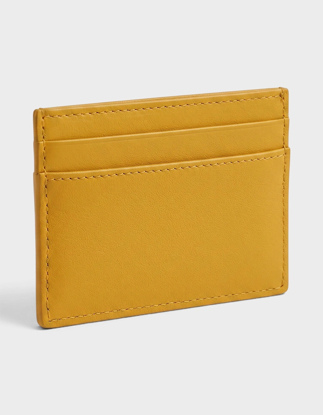 Medusa Card Case Quilted Mustard Yellow