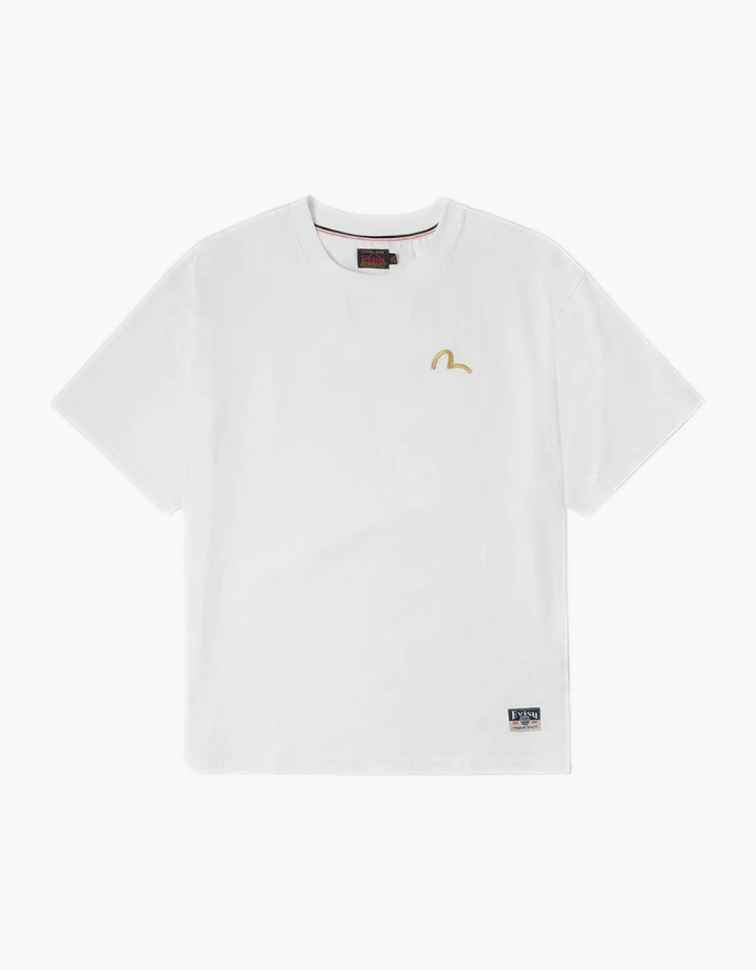 EVISU Small Seagull Embroidery T-shirt White