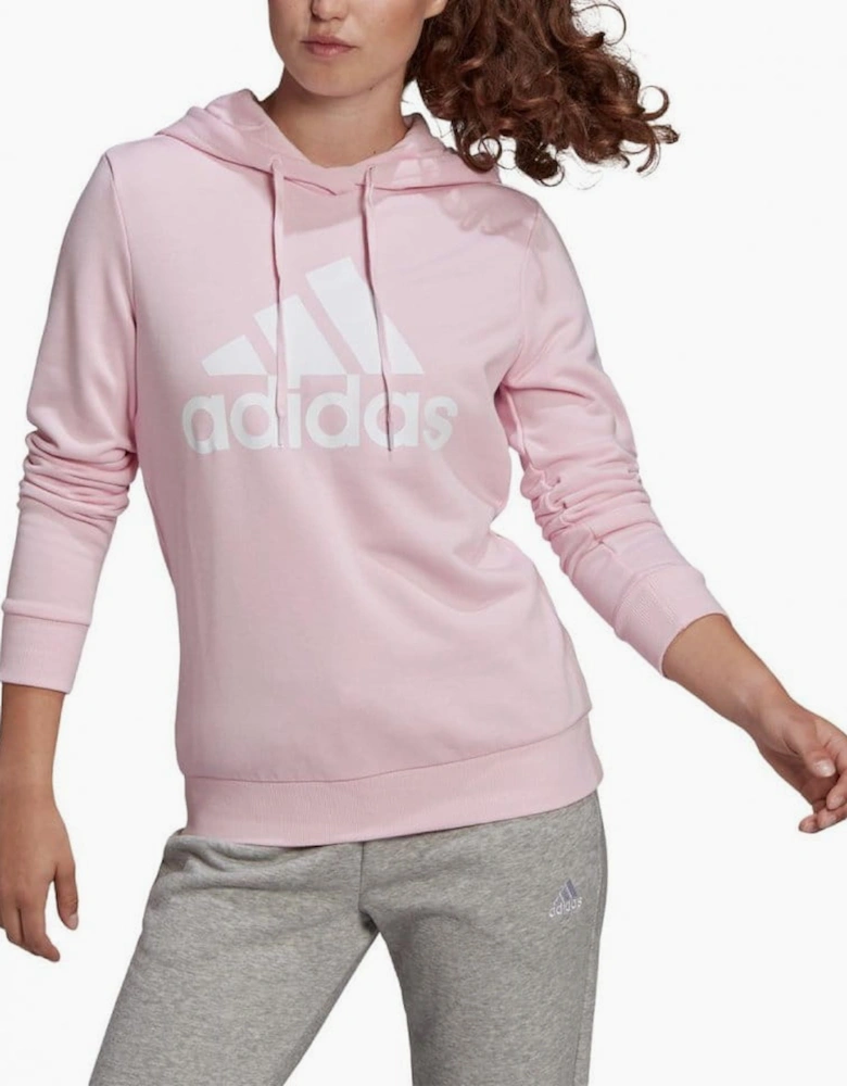 Adidas Women's Overhead Fleece Hoodie Pink