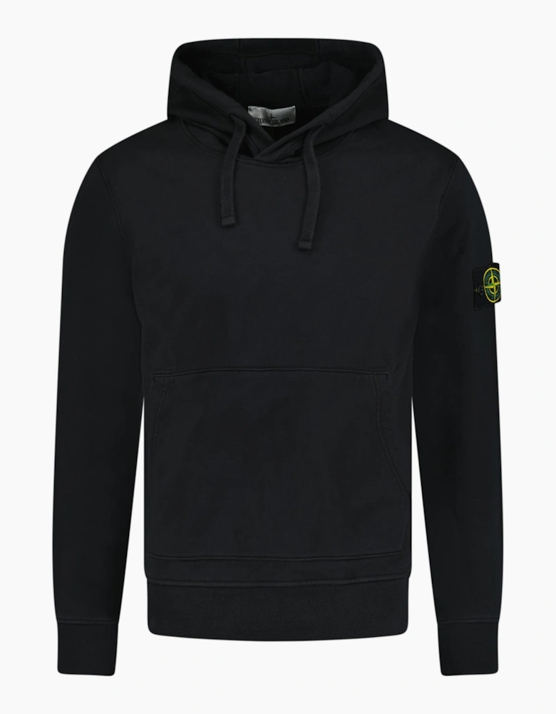 Stone Island Organic Cotton Hoodie Black