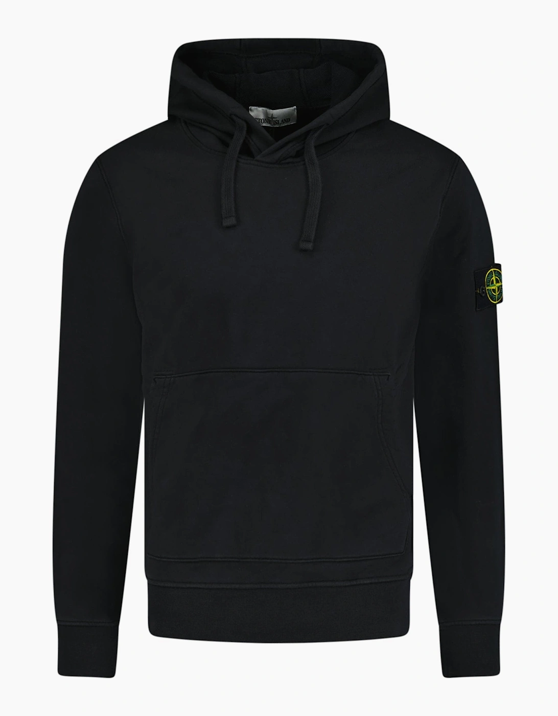 Stone Island Men's Stone Island Organic Cotton Hoodie Black