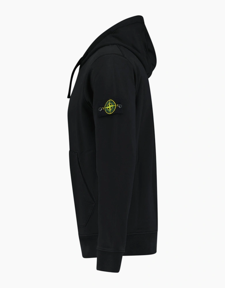 Stone Island Organic Cotton Hoodie Black