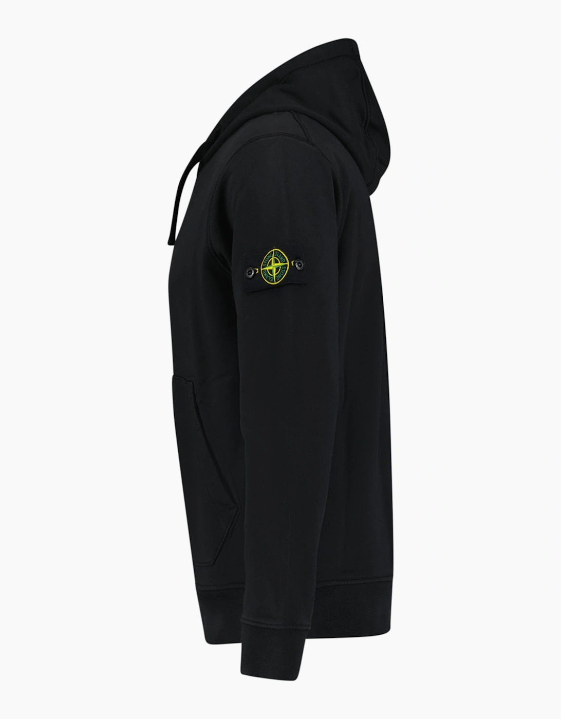 Stone Island Organic Cotton Hoodie Black