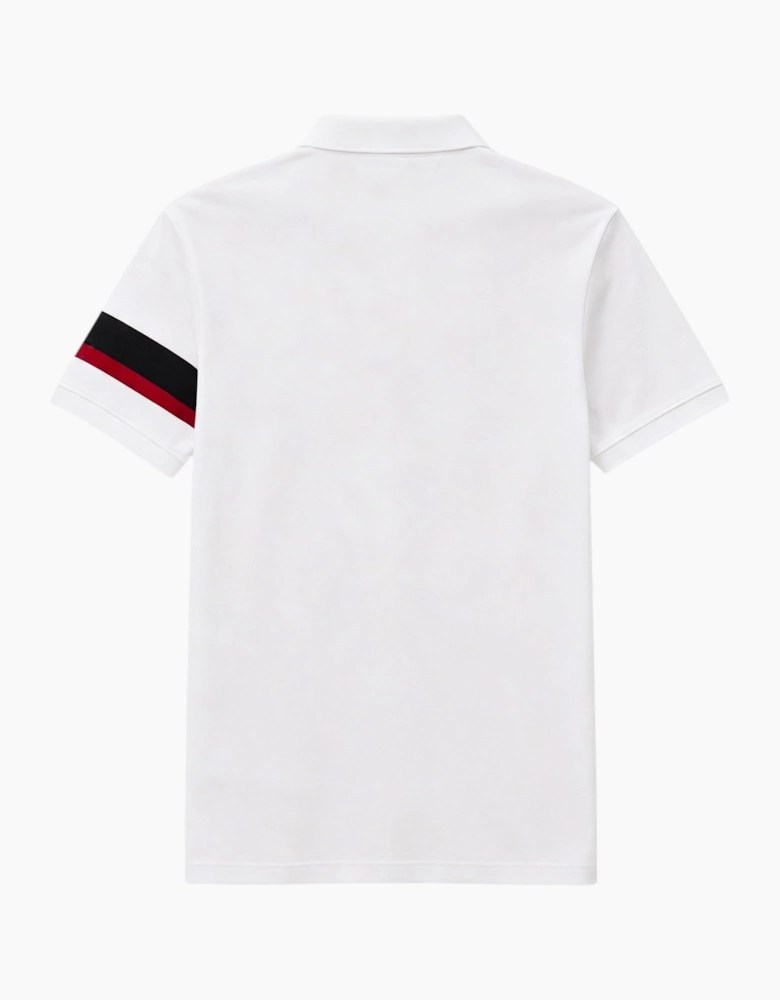 Tommy Hilfiger Mens Polo Shirt Tape Detail Short Sleeve Breathable Cotton