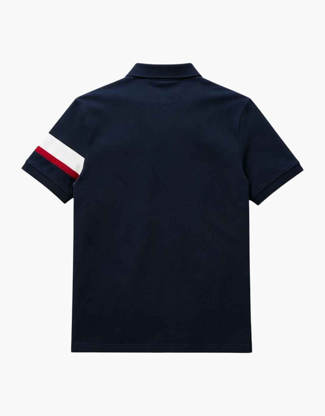 Tommy Hilfiger Mens Polo Shirt Tape Detail Short Sleeve Breathable Cotton