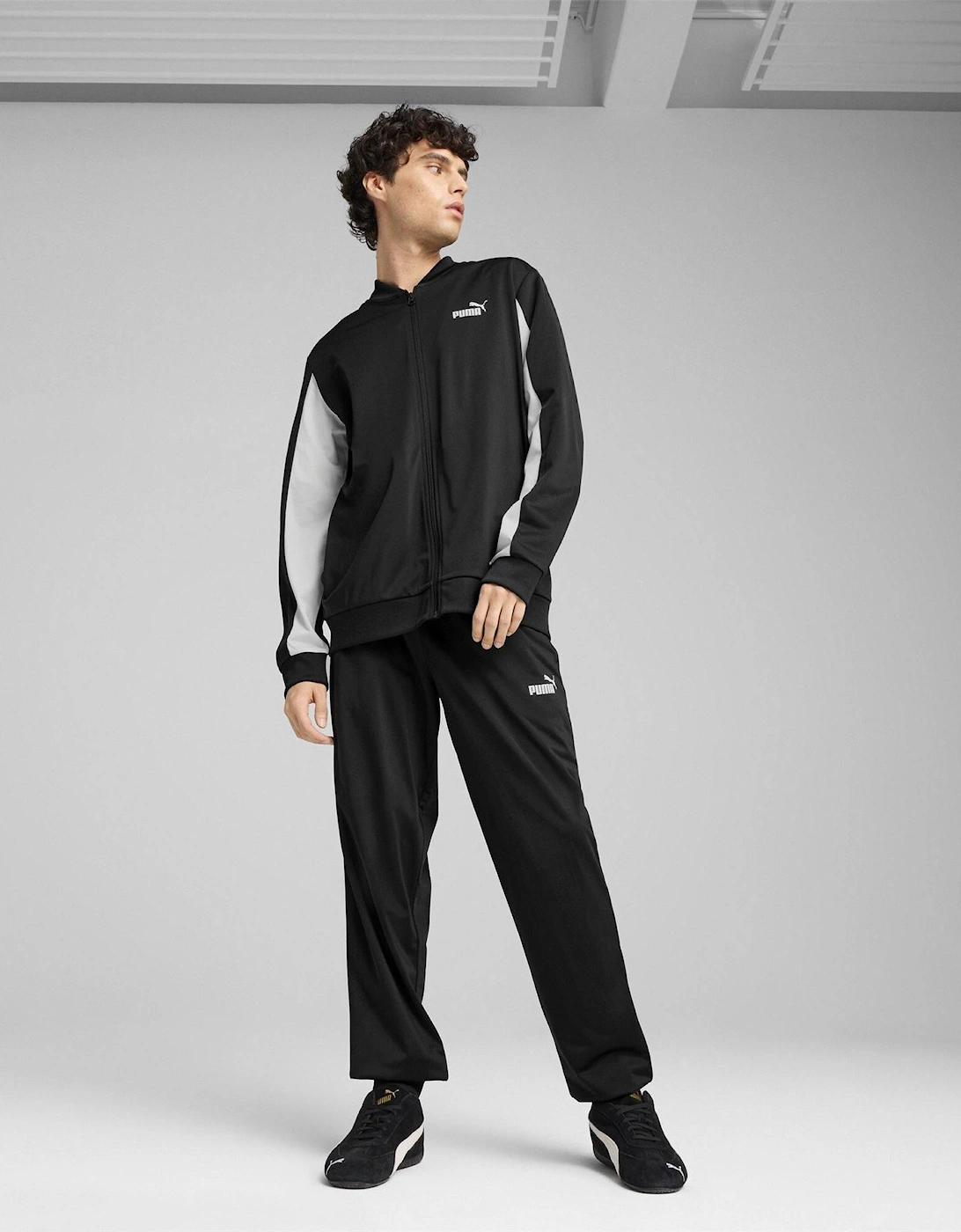 Mens Poly Baseball Suit Tracksuit