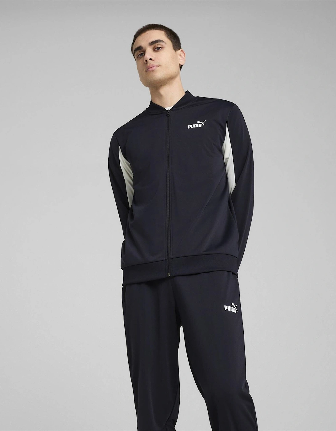 Mens Poly Baseball Suit Tracksuit