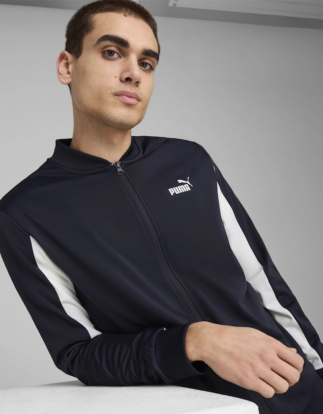 Mens Poly Baseball Suit Tracksuit