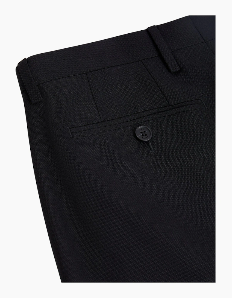 Ted Baker Selwynt Lightweight Wool Blend Black Trousers
