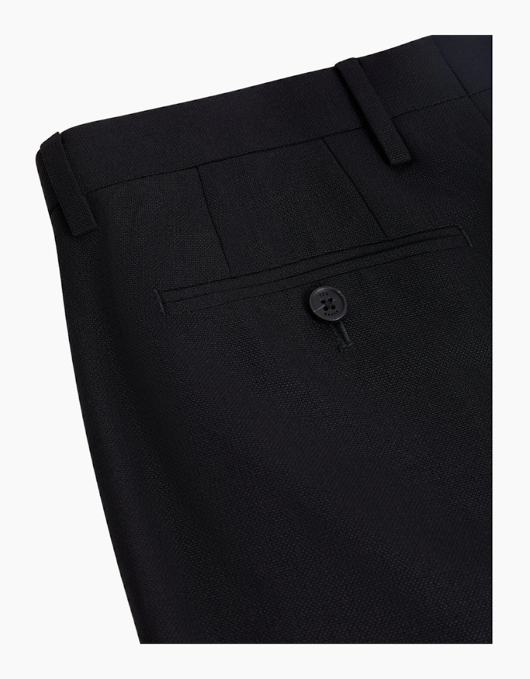 Ted Baker Selwynt Lightweight Wool Blend Black Trousers