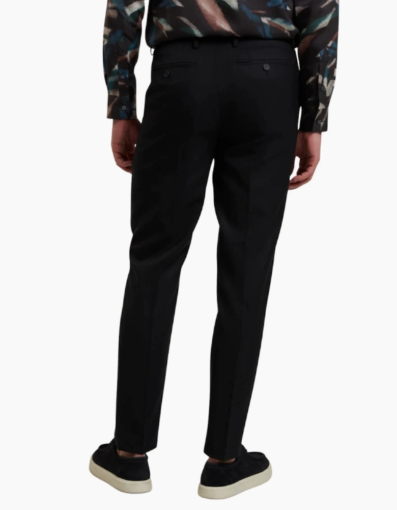 Ted Baker Selwynt Lightweight Wool Blend Black Trousers