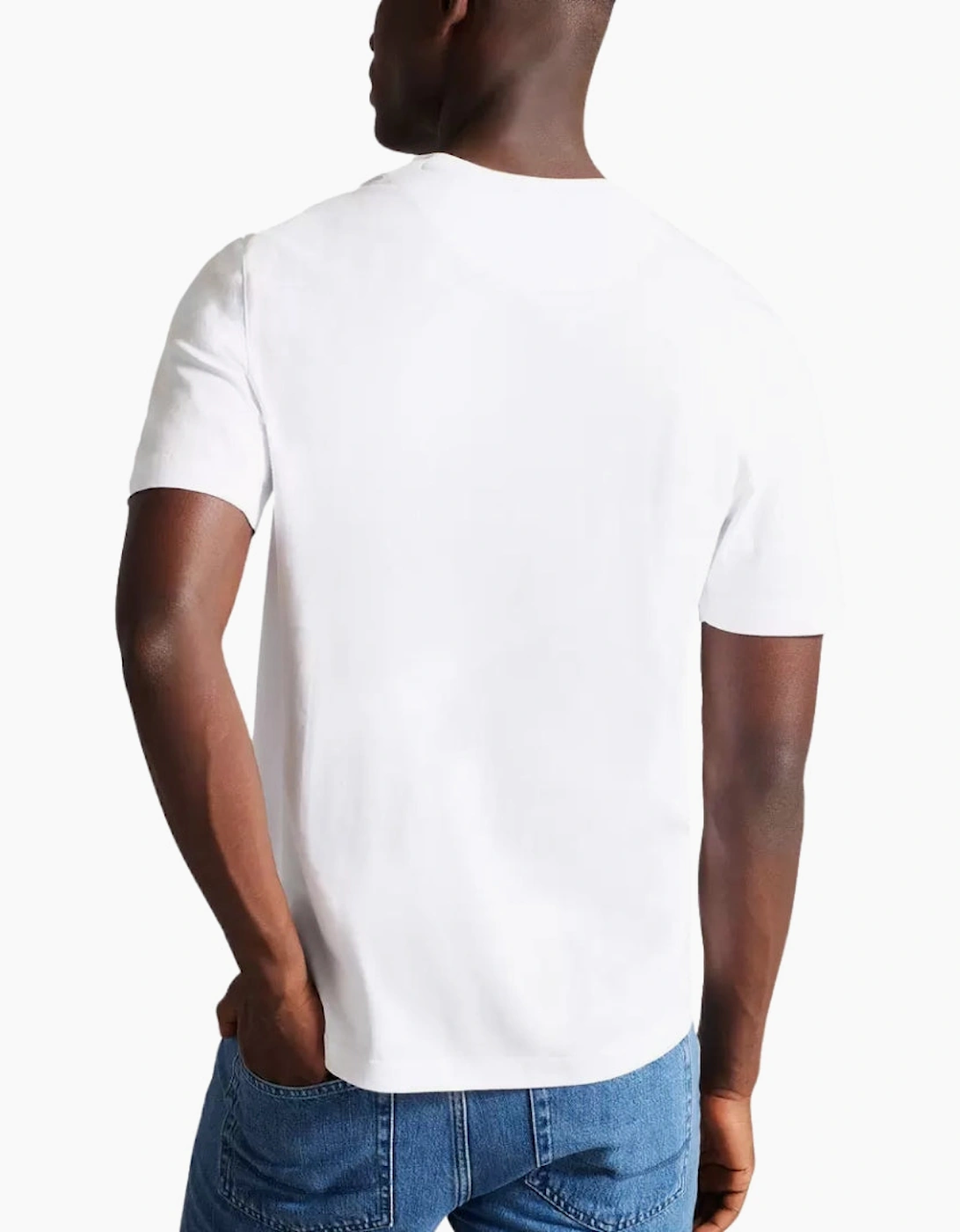 Ted Baker Albar Graphic Box Logo White T-Shirt