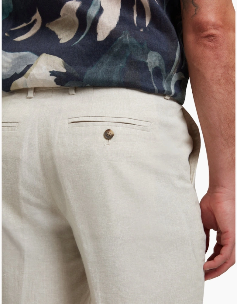 Ted Baker Kelley's Stretch Linen Stone Shorts