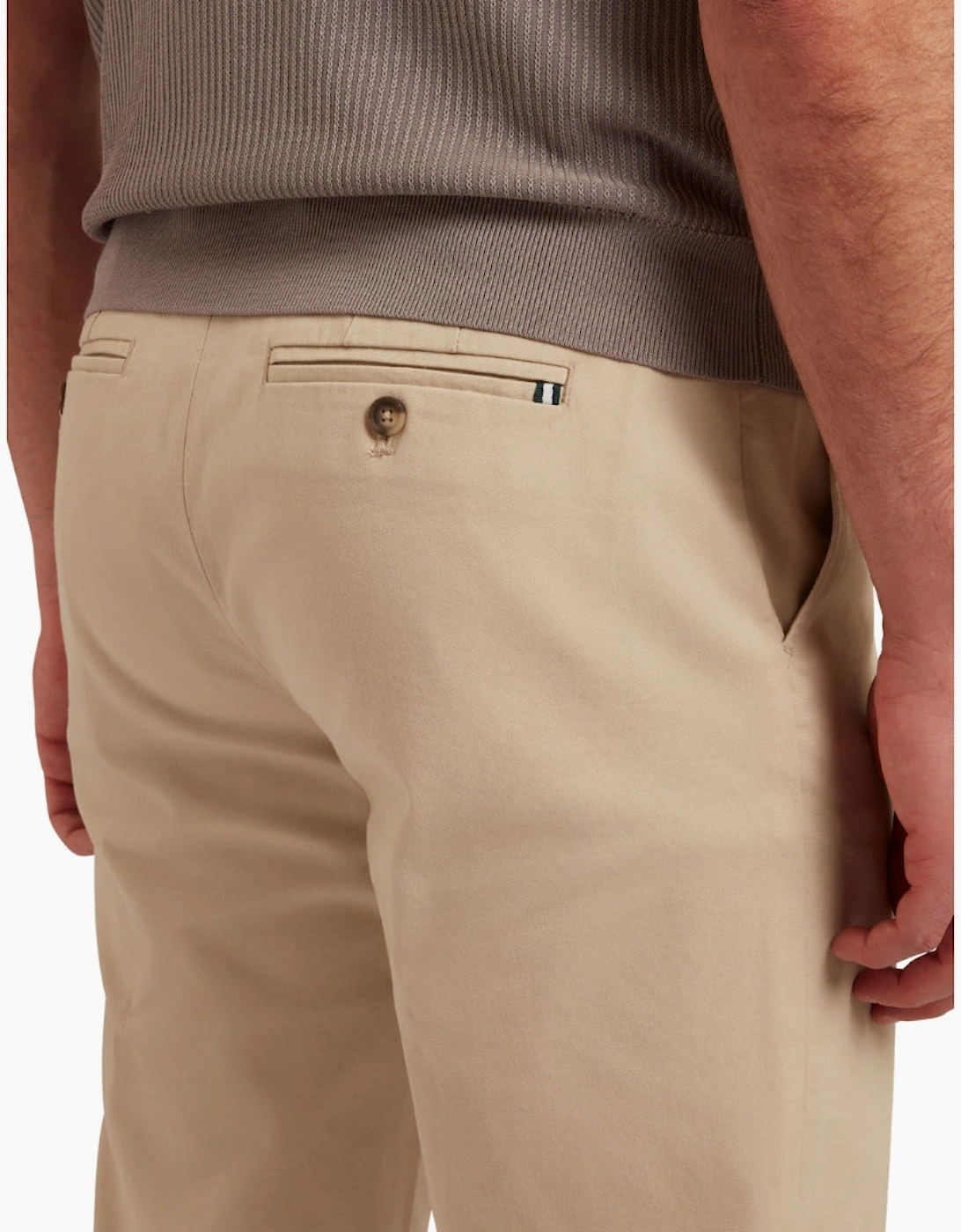 Ted Baker Bernads Regular Fit Stone Chino