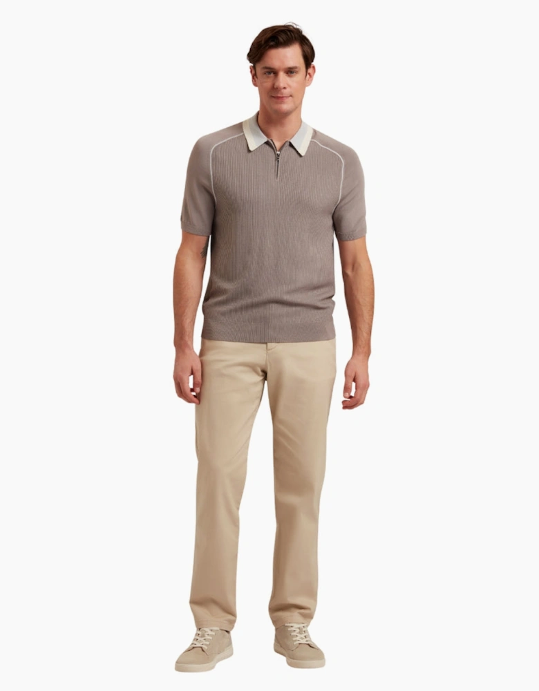 Ted Baker Bernads Regular Fit Stone Chino