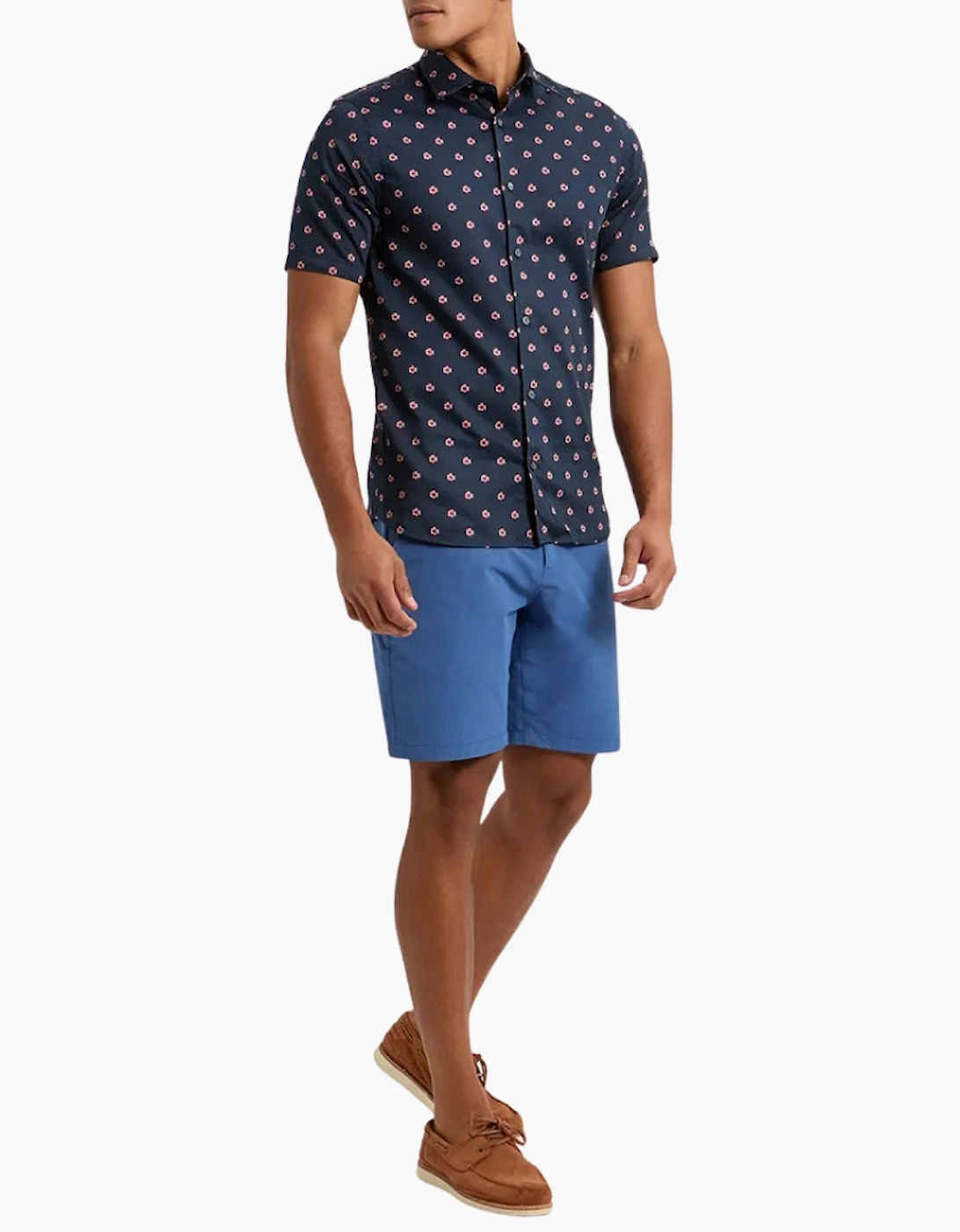 Ted Baker Miksho Floral Navy Shirt