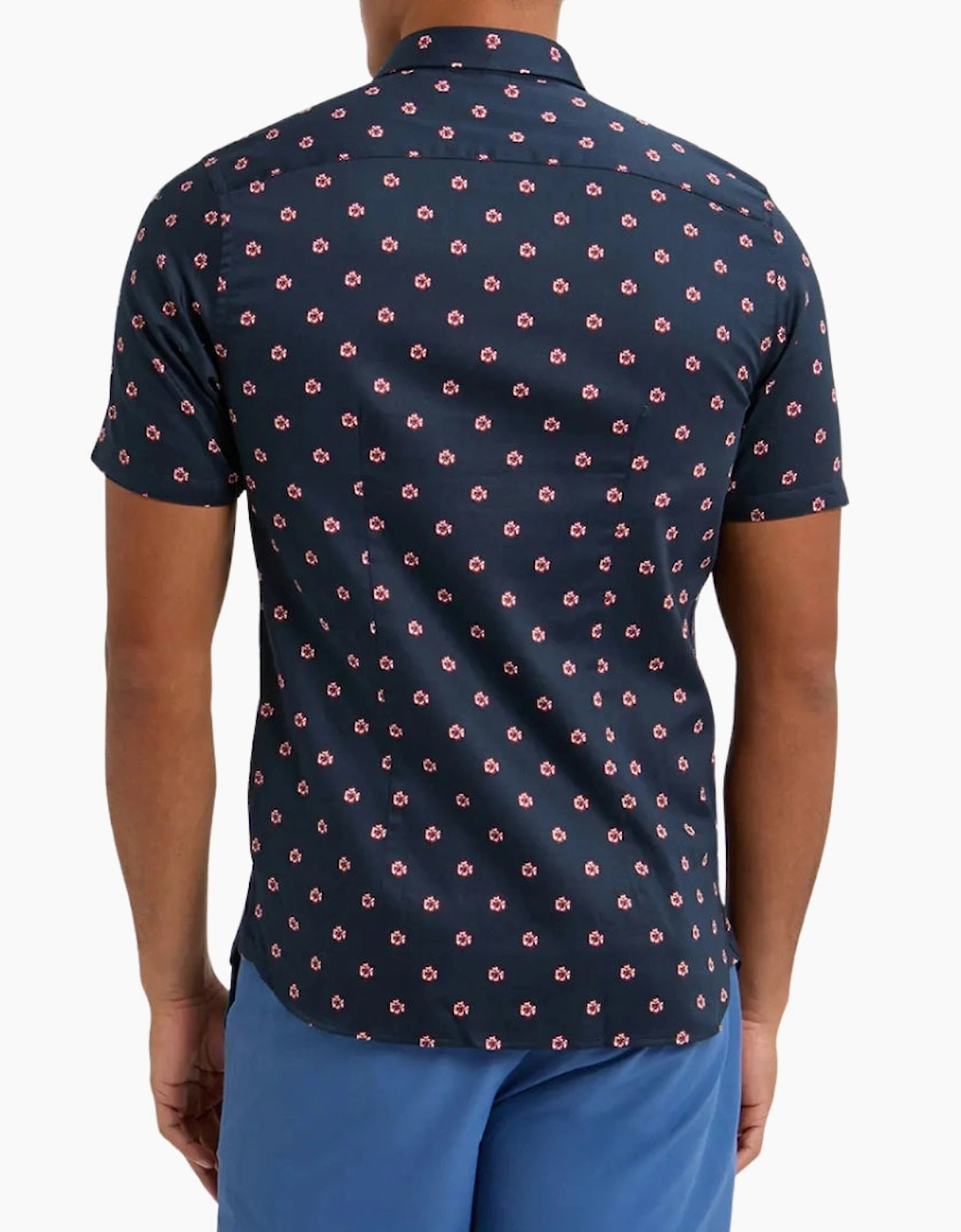 Ted Baker Miksho Floral Navy Shirt