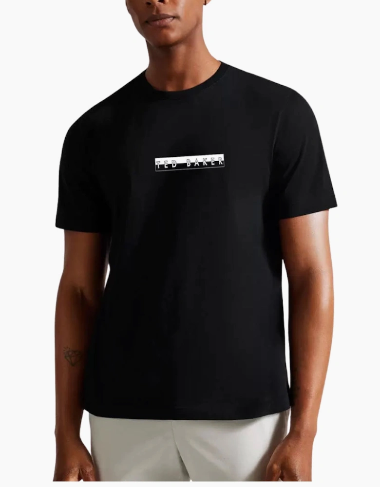 Ted Baker Albar Graphic Black T-Shirt