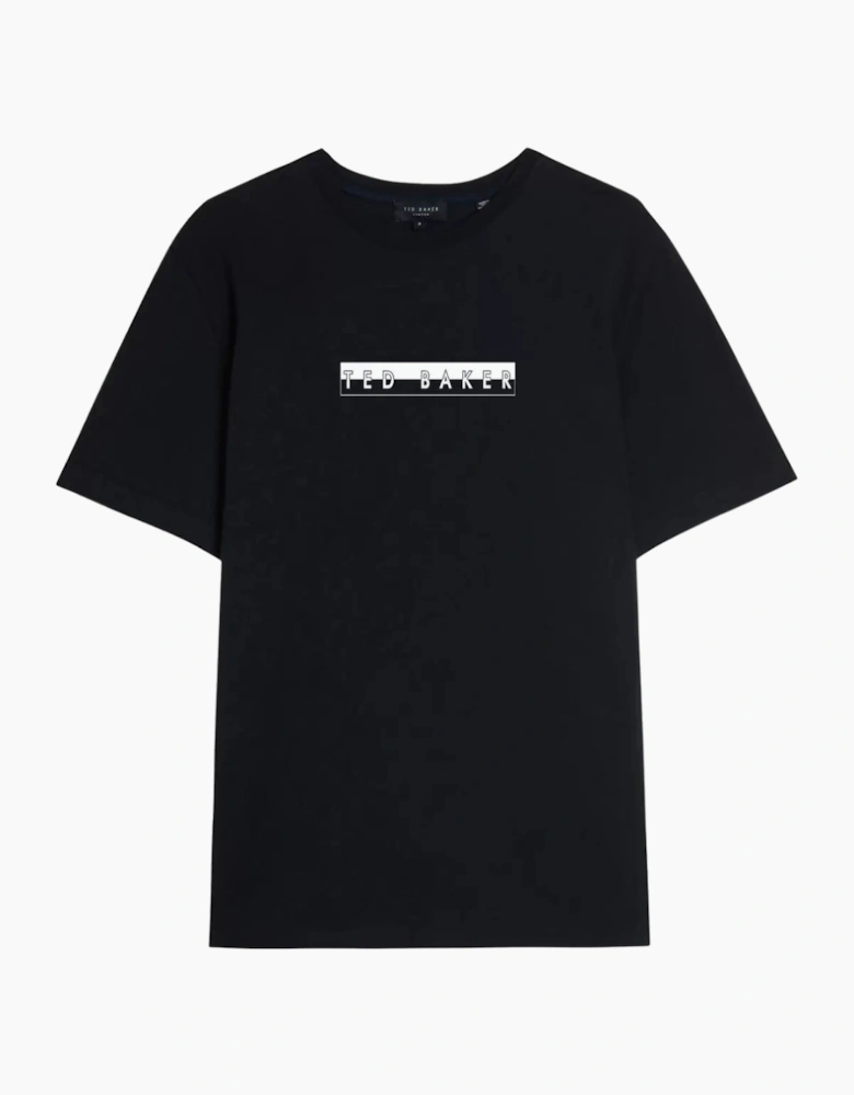 Ted Baker Albar Graphic Black T-Shirt