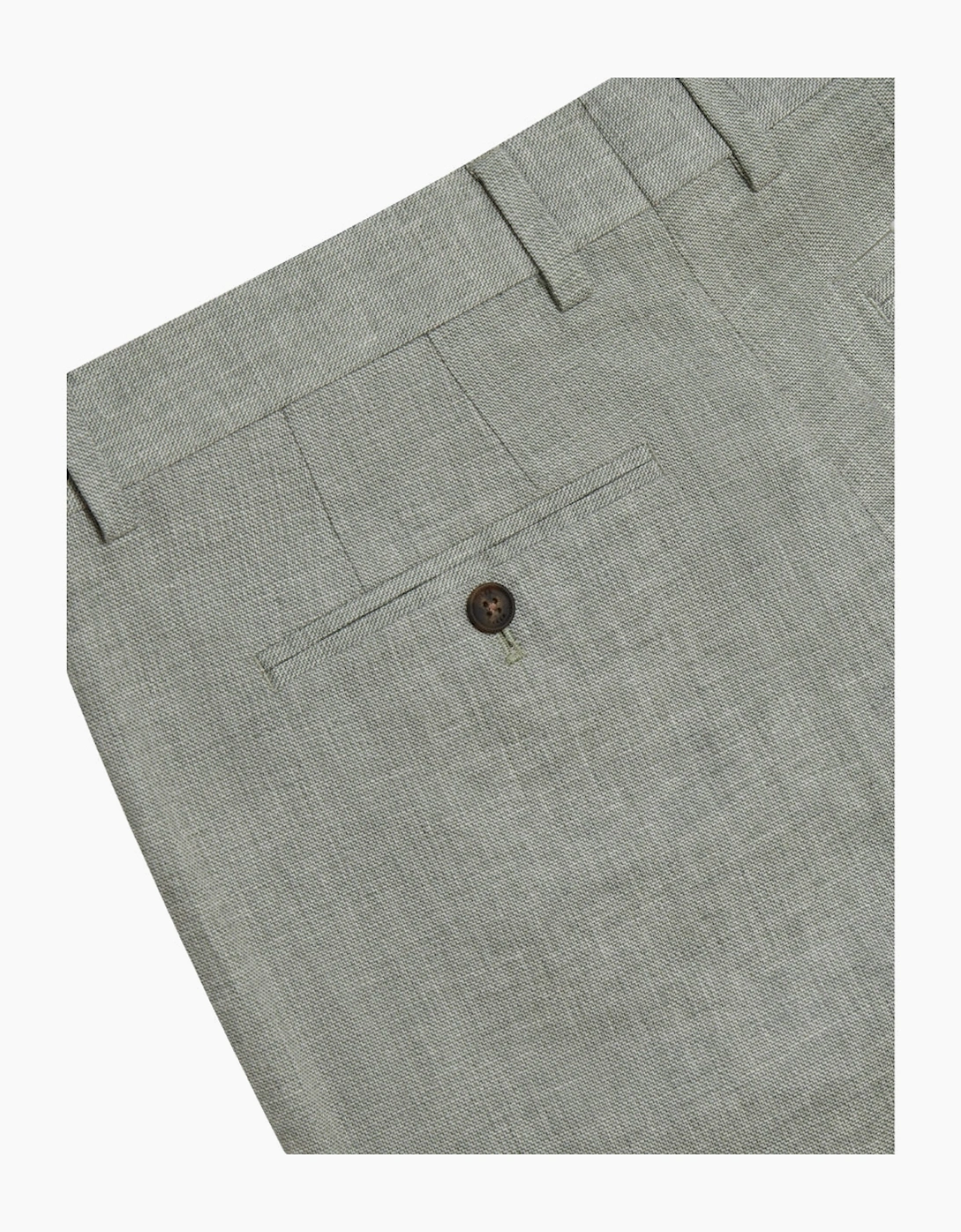 Ted Baker Kelley's Stretch Linen Light Green Shorts
