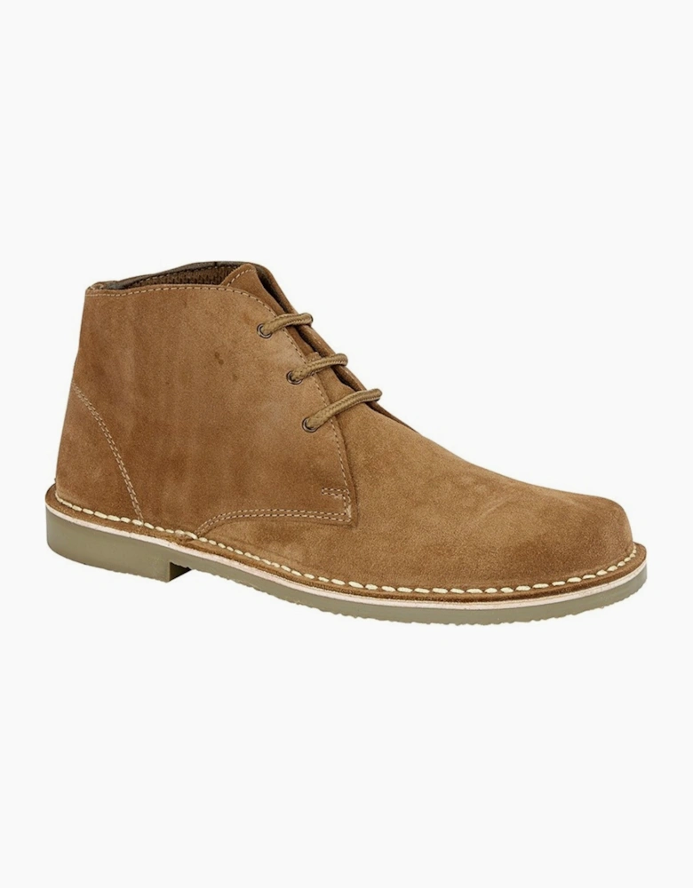 Roamers Mens 3 Eyelet Fuller Fitting Desert Boot