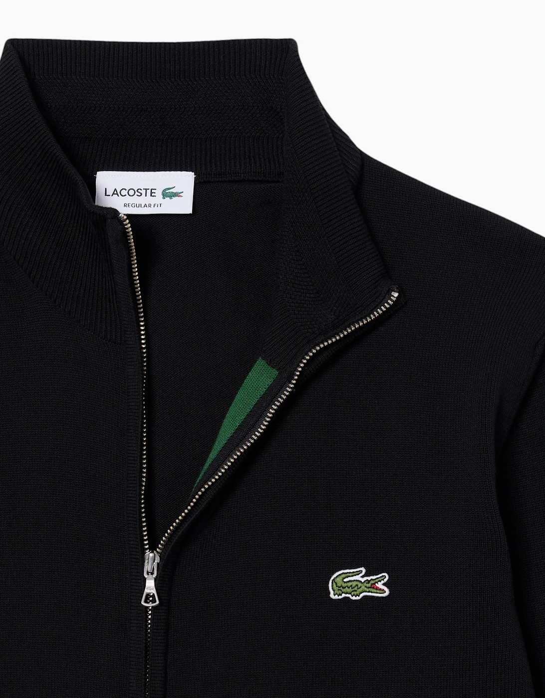Lacoste Mens Sweater Zipped Lightweight Jumper