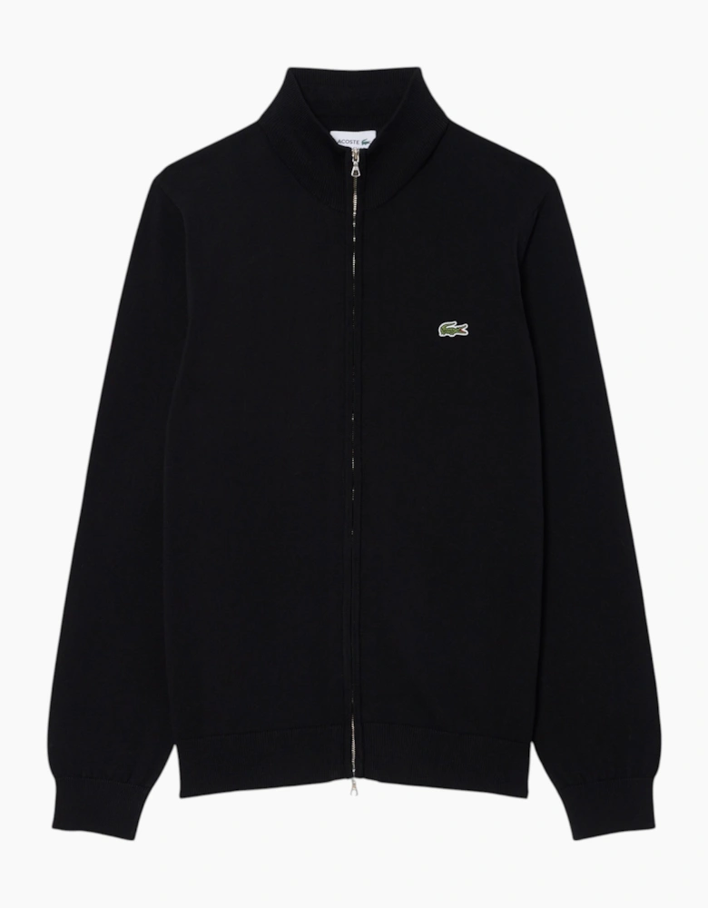 Lacoste Mens Sweater Zipped Lightweight Jumper