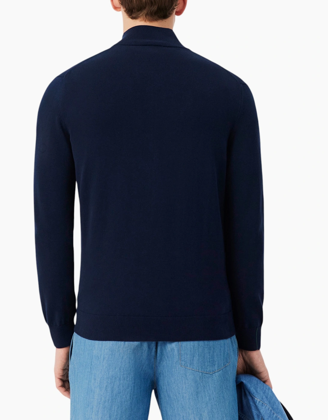Lacoste Mens Sweater Zipped Lightweight Jumper