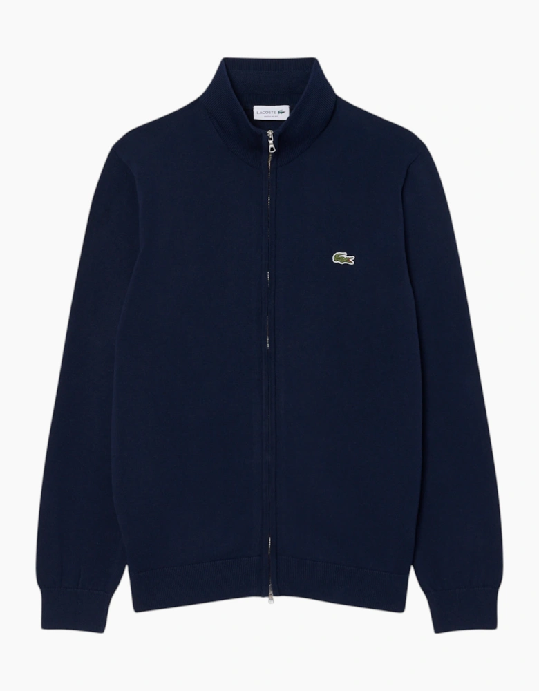 Lacoste Mens Sweater Zipped Lightweight Jumper