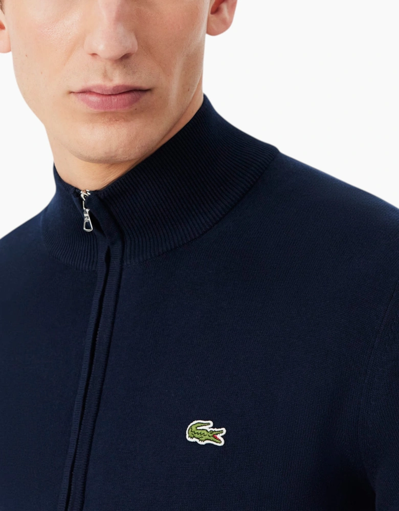 Lacoste Mens Sweater Zipped Lightweight Jumper
