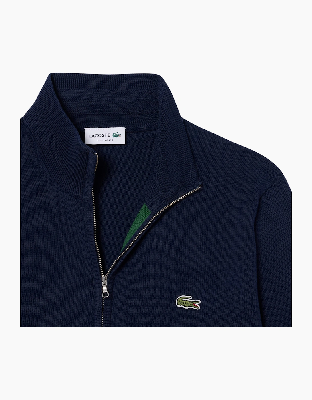 Lacoste Mens Sweater Zipped Lightweight Jumper