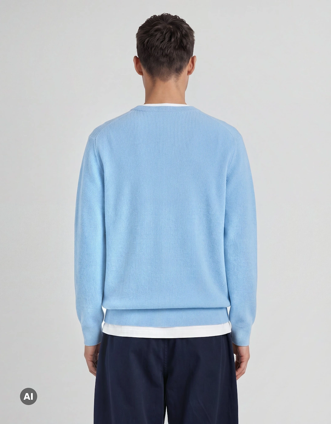 Heat Reactive Relaxed Crew Neck Jumper