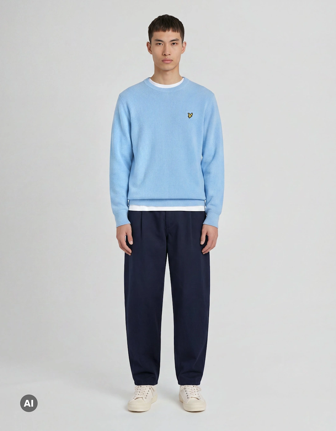 Heat Reactive Relaxed Crew Neck Jumper