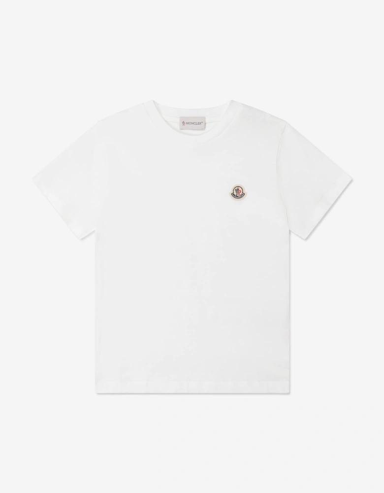 Moncler Enfant Boys Logo Patch T-Shirt Set in Navy